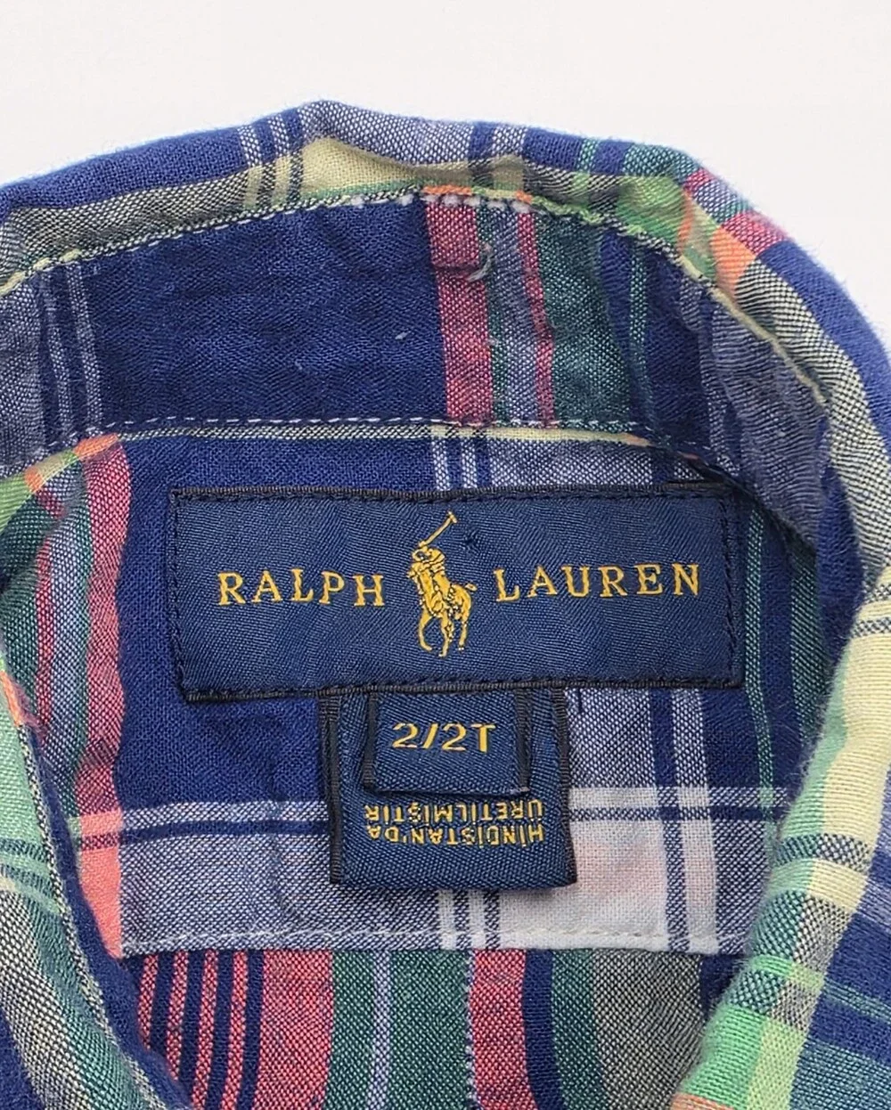 Ralph Lauren boys' short-sleeved button down shirt size 2T